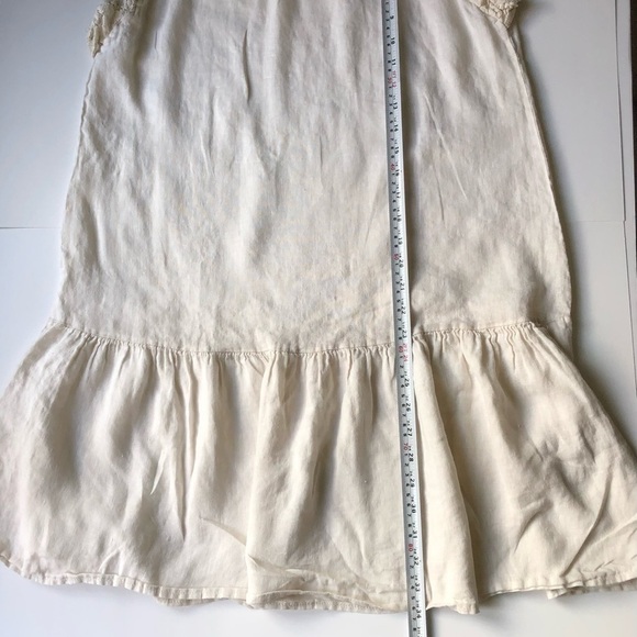 Allegra Masetti Firenze beige linen dress size S made in Italy - Picture 4 of 8